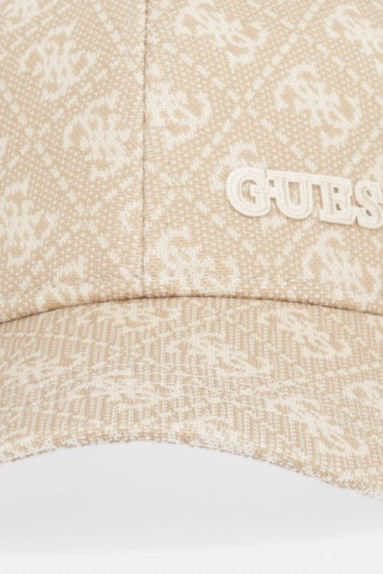 Guess czapka z daszkiem CLIO V6GZ04.K3283 beżowy SS26