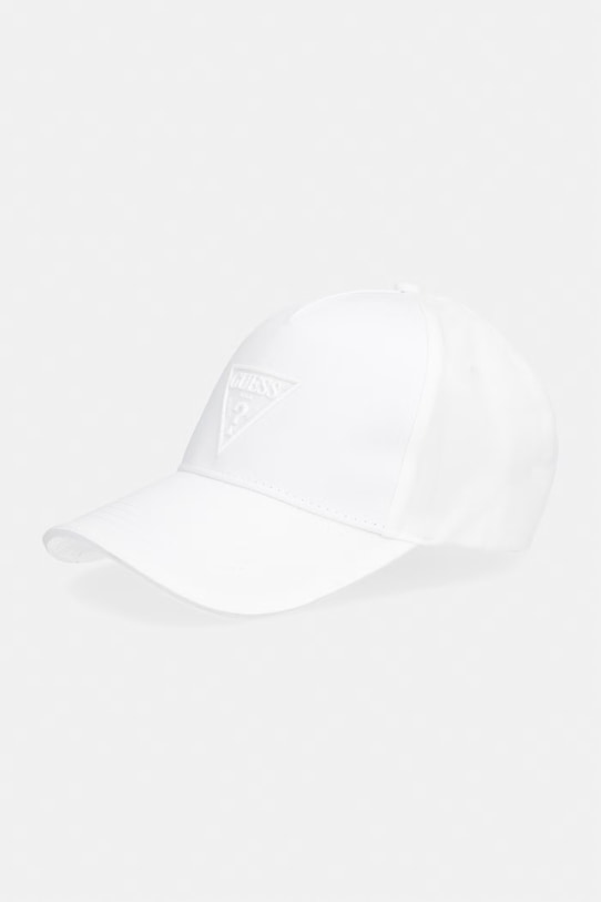 Guess czapka z daszkiem bawełniana bawełna biały V6GZ07.W2122