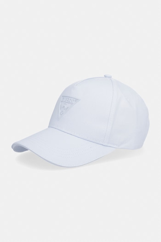 Guess czapka z daszkiem bawełniana bawełna niebieski V6GZ07.W2122