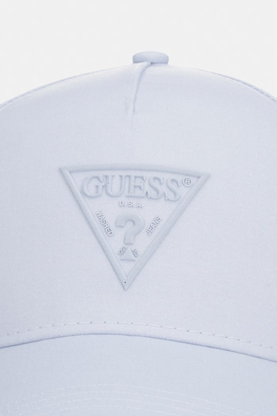 Guess czapka z daszkiem bawełniana V6GZ07.W2122 niebieski SS26
