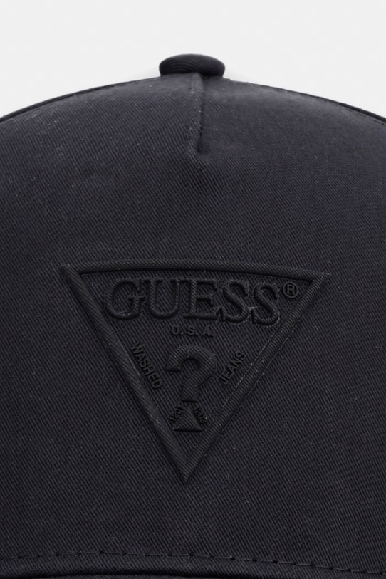 Guess czapka z daszkiem bawełniana V6GZ07.W2122 czarny SS26