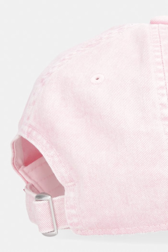 Akcesoria Levi's czapka z daszkiem bawełniana LS MONOGRAM W 004BY różowy