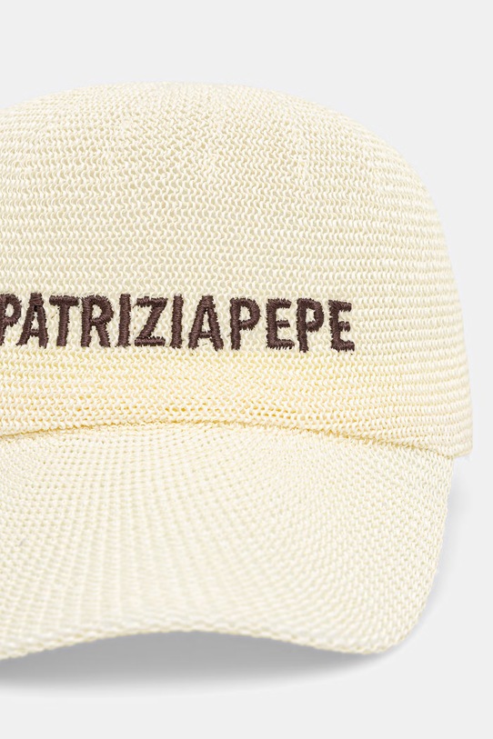 Patrizia Pepe czapka z daszkiem damska 2F0142.V014 beżowy SS26