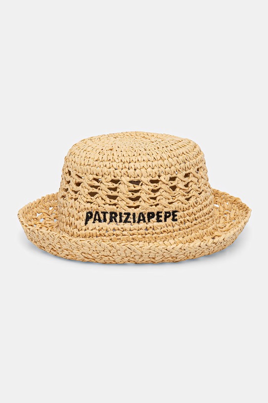 Patrizia Pepe Slamený klobúk dámsky béžová 2F0143.V014