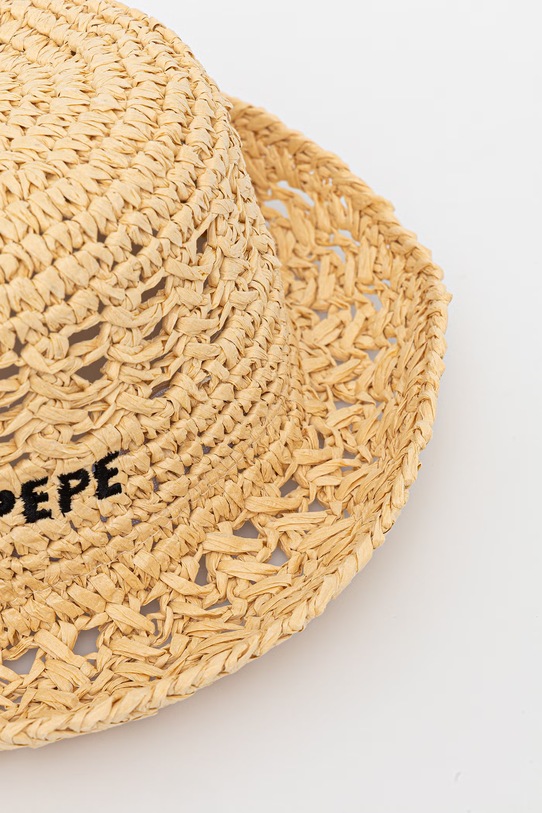 Patrizia Pepe солом'яний капелюх жіночий 2F0143.V014 бежевий SS26