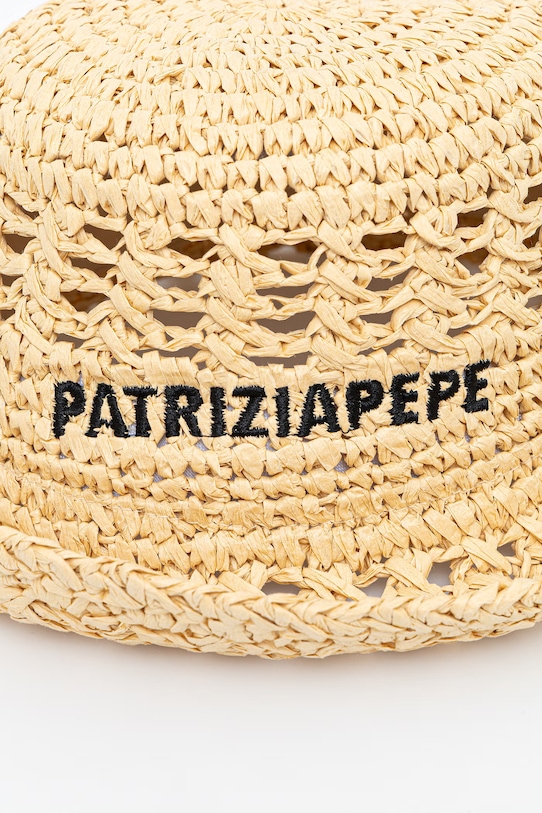 Patrizia Pepe kapelusz słomkowy damski beżowy 2F0143.V014