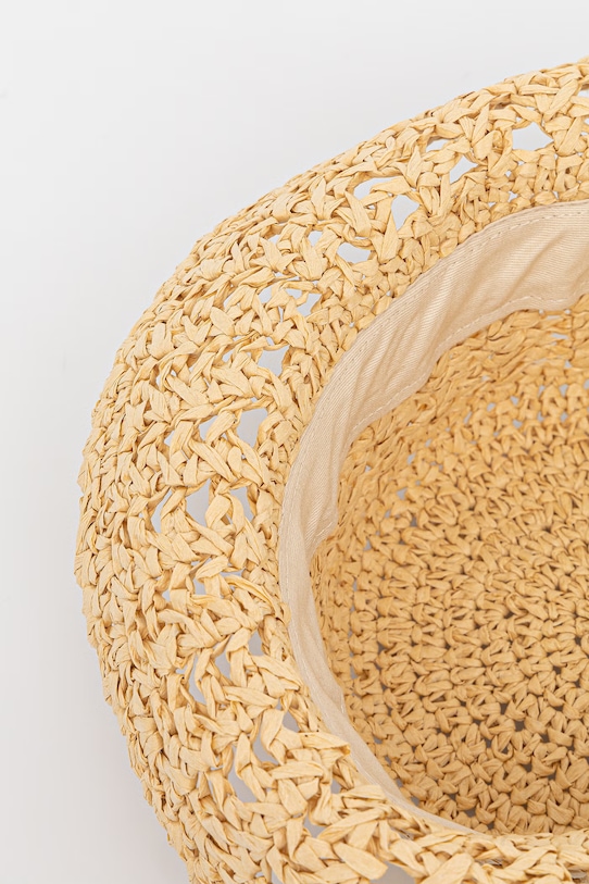 Patrizia Pepe kapelusz słomkowy damski 2F0143.V014 beżowy