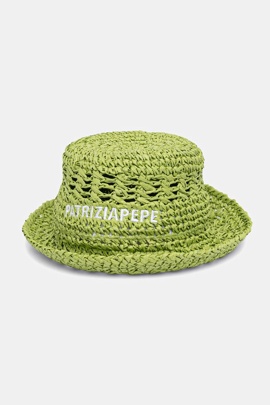 Patrizia Pepe kapelusz słomkowy damski zielony 2F0143.V014