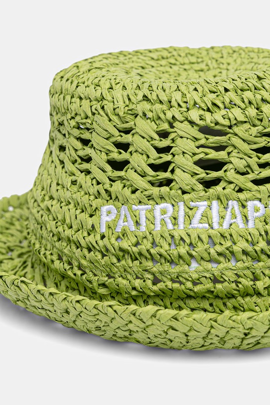Patrizia Pepe kapelusz słomkowy damski 2F0143.V014 zielony SS26