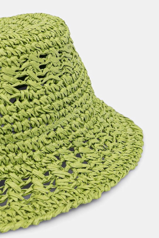 Akcesoria Patrizia Pepe kapelusz słomkowy damski 2F0143.V014 zielony