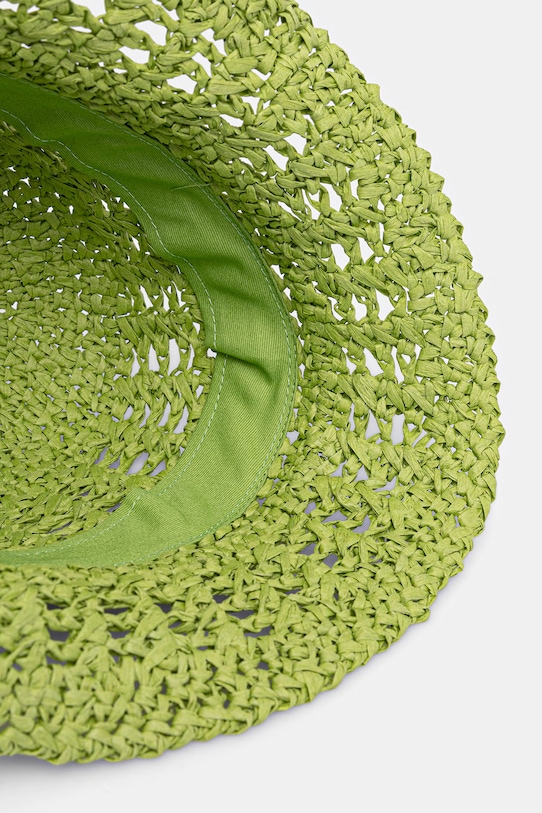 Patrizia Pepe kapelusz słomkowy damski zielony 2F0143.V014
