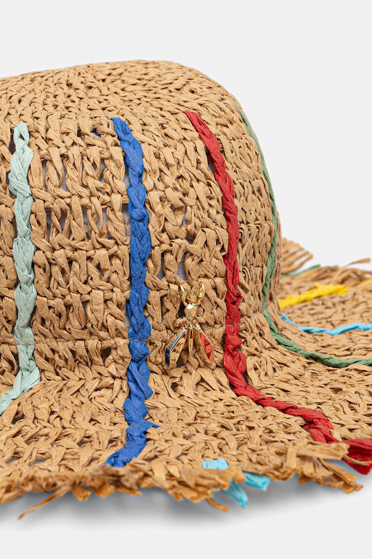 Patrizia Pepe kapelusz słomkowy damski 2F0149.V054 beżowy SS26