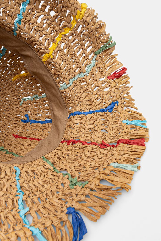 Patrizia Pepe kapelusz słomkowy damski beżowy 2F0149.V054