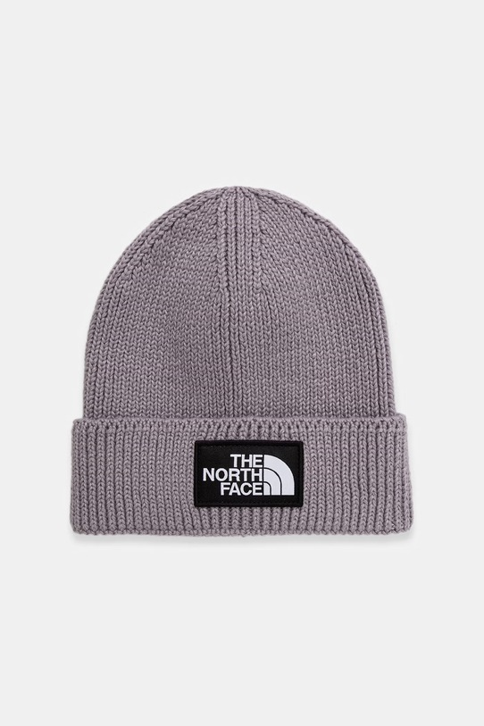 The North Face czapka TNF Logo Box aplikacja fioletowy NF0A8CHEG7O1