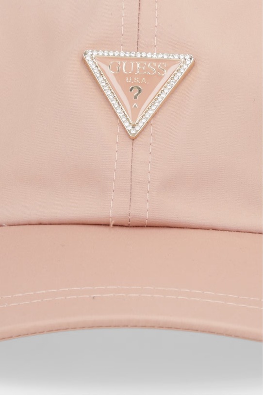 Guess czapka z daszkiem damska AW5396.POL01 pomarańczowy SS26