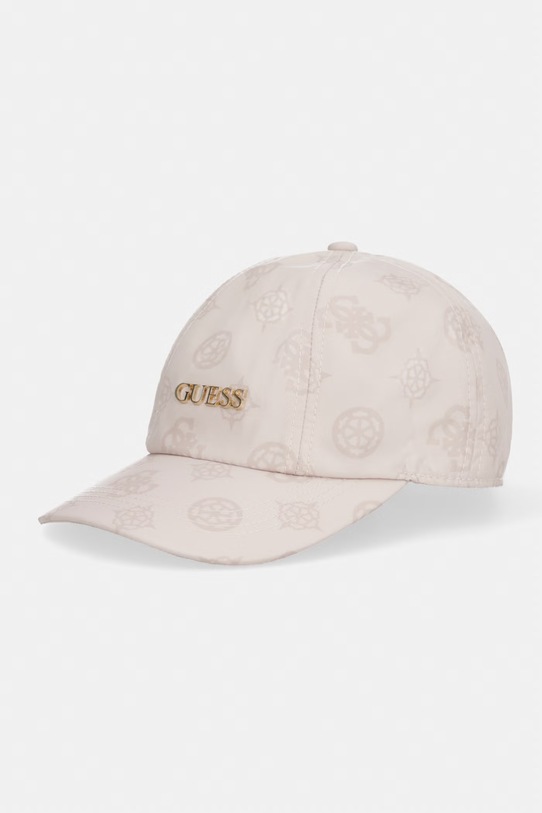 Guess czapka z daszkiem damska beżowy AW5502.POL01
