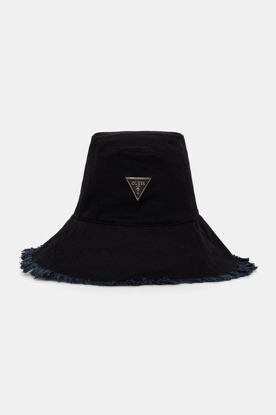Guess панама для женщин хлопковая SALLY чёрный AW5511.COT01