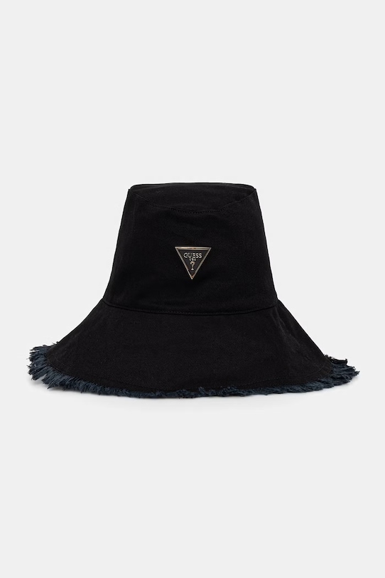 Guess панама для женщин хлопковая SALLY чёрный AW5511.COT01