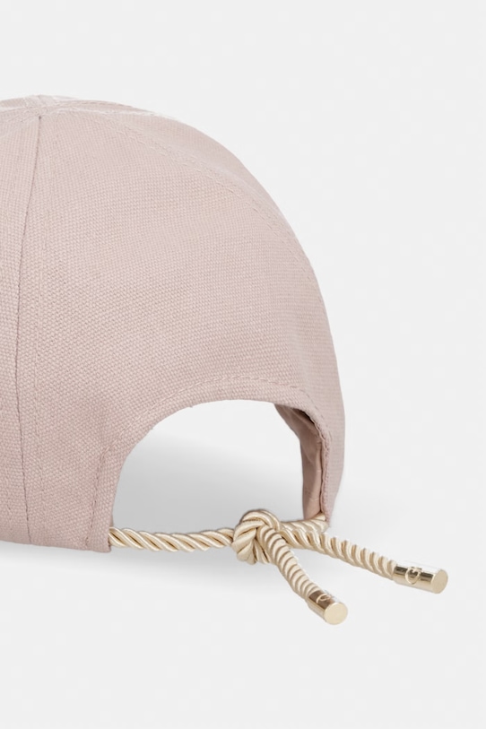 Akcesoria Guess czapka z daszkiem damska bawełniana GABARDINE AW5512.COT01 różowy
