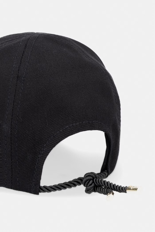 Αξεσουάρ Guess Καπέλο με γείσο γυναικείο βαμβάκι GABARDINE AW5512.COT01 μαύρο