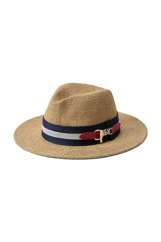 Lauren Ralph Lauren kapelusz słomkowy damski brązowy 454P14393