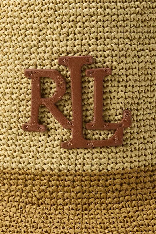 Doplnky Lauren Ralph Lauren klobúk dámsky bavlnený 454P14399 hnedá