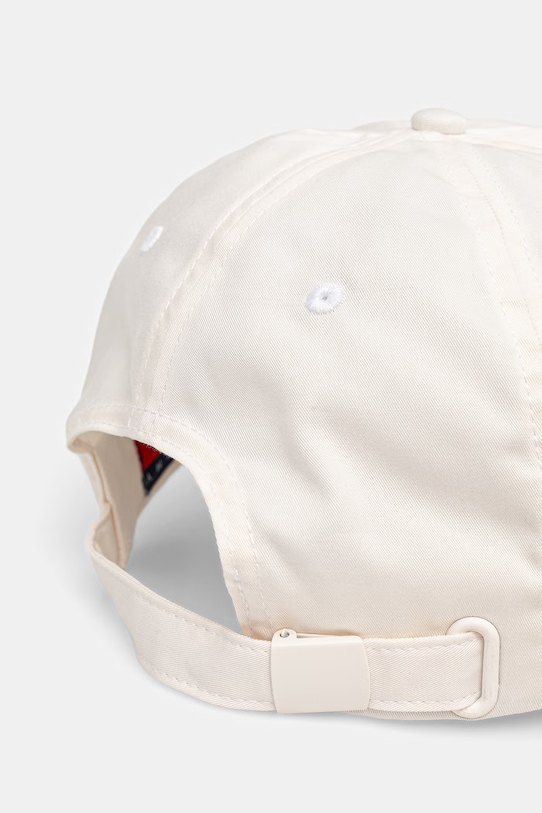 Akcesoria Tommy Jeans czapka z daszkiem damska bawełniana AW0AW18358 biały