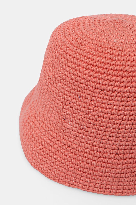 Tommy Jeans kapelusz bucket damski pleciony AW0AW18359 różowy SS26