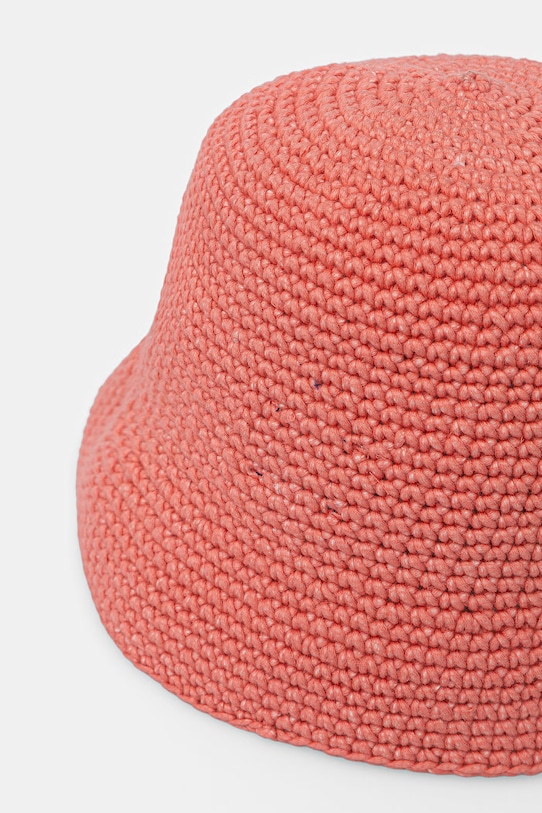 Tommy Jeans kapelusz bucket damski pleciony AW0AW18359 różowy SS26