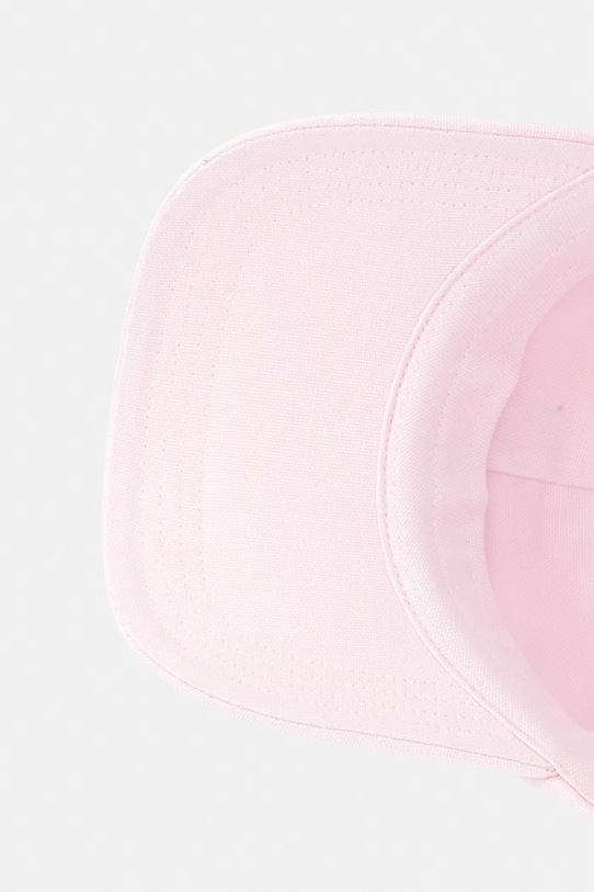 Tommy Jeans șapcă feminină din bumbac roz AW0AW18360