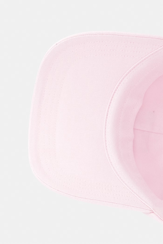 Tommy Jeans șapcă feminină din bumbac roz AW0AW18360