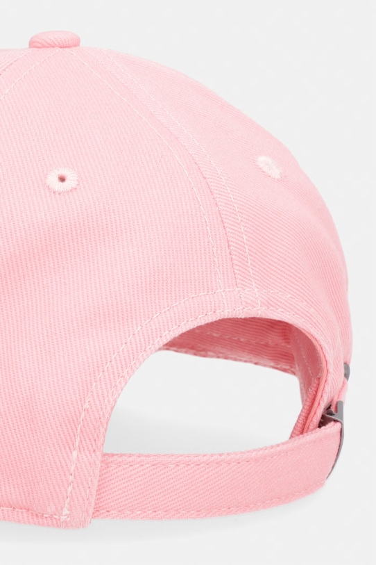 Akcesoria Tommy Jeans czapka z daszkiem damska jeansowa AW0AW18362 różowy