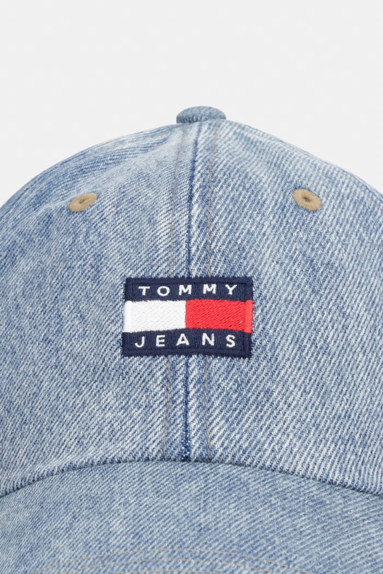 Tommy Jeans czapka z daszkiem damska bawełniana AW0AW18578 niebieski SS26