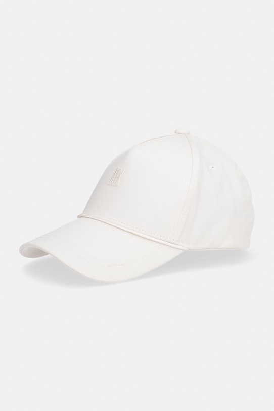 Pamučna kapa sa šiltom Armani Exchange natpis bež XW002373.AF15502