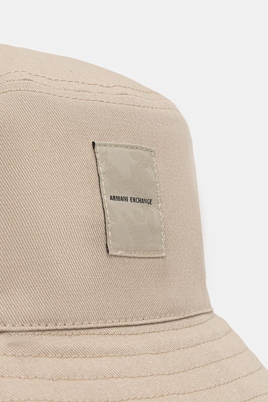Armani Exchange Bucket klobuk ženski bombažni XW002387.AF15502 bež SS26