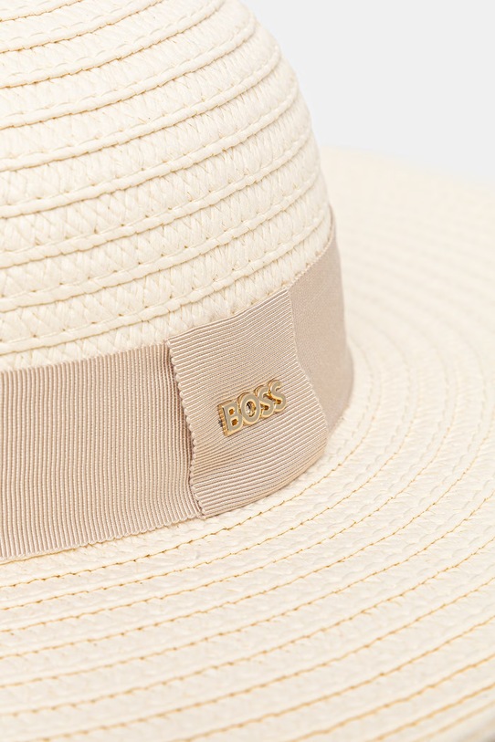BOSS kapelusz damski 50560380 beżowy SS26
