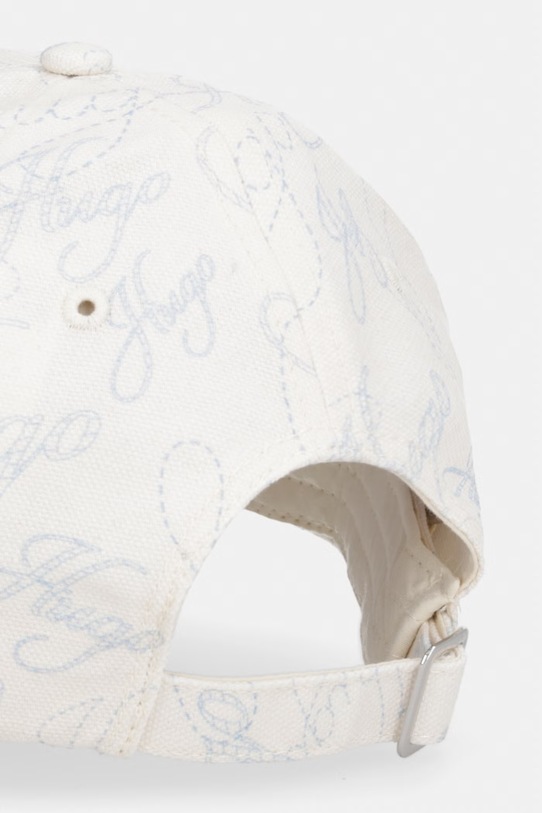 Akcesoria HUGO czapka bejsbolówka damska bawełniana Ally-M-PR 50561342 beżowy