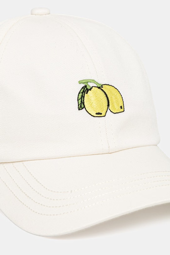 HUGO șapcă de damă din bumbac Ally-E-F 50562299 bej SS26