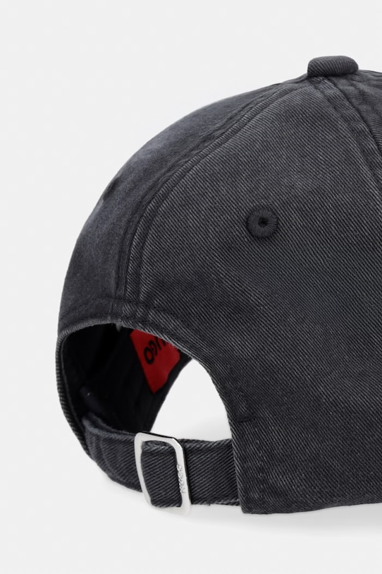 Doplňky HUGO kšiltovka dámská bavlněná Ally-E-F 50562299 černá