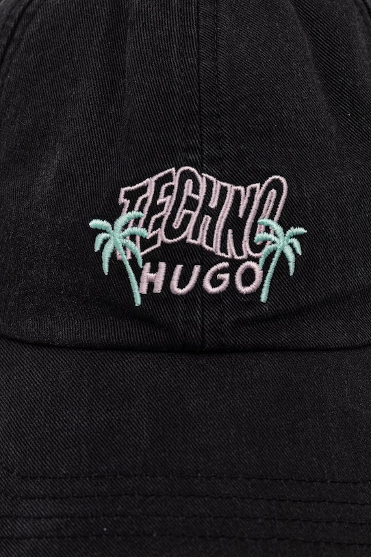 Dámska bavlnená šiltovka HUGO Blue Astryd-EM 50562465 čierna SS26