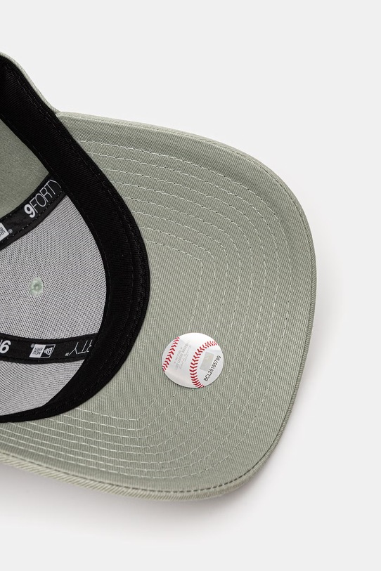 New Era czapka z daszkiem bawełniana LEAGUE ESSENTIAL 9FORTY® 60771732 zielony