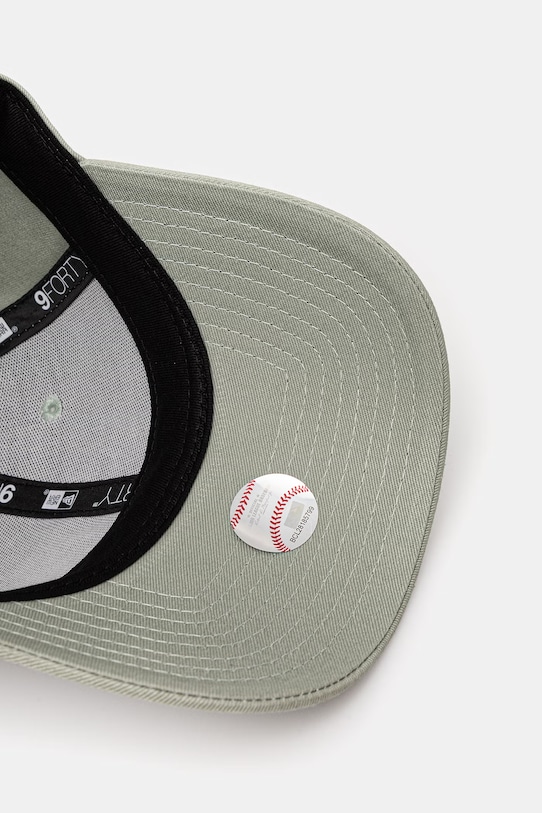 New Era czapka z daszkiem bawełniana LEAGUE ESSENTIAL 9FORTY® 60771732 zielony