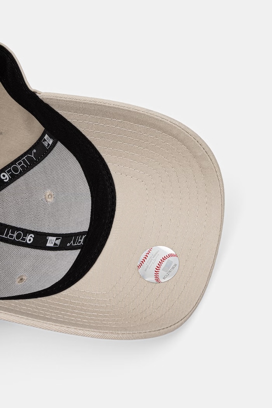 New Era czapka z daszkiem bawełniana LEAGUE ESSENTIAL 9FORTY® 60771733 beżowy