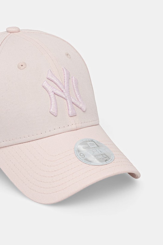 New Era czapka z daszkiem bawełniana METALLIC LOGO 9FORTY® 60771738 różowy SS26