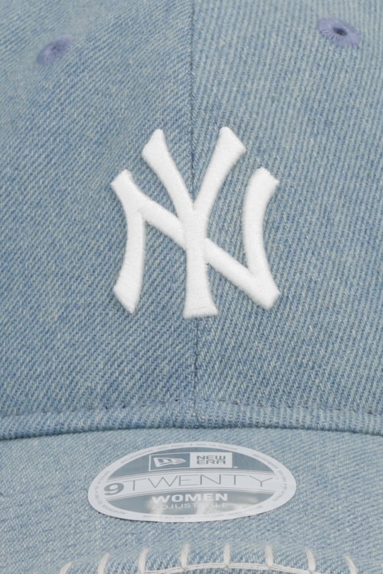 New Era czapka z daszkiem bawełniana DENIM STITCH 9TWENTY® 60771756 niebieski SS26