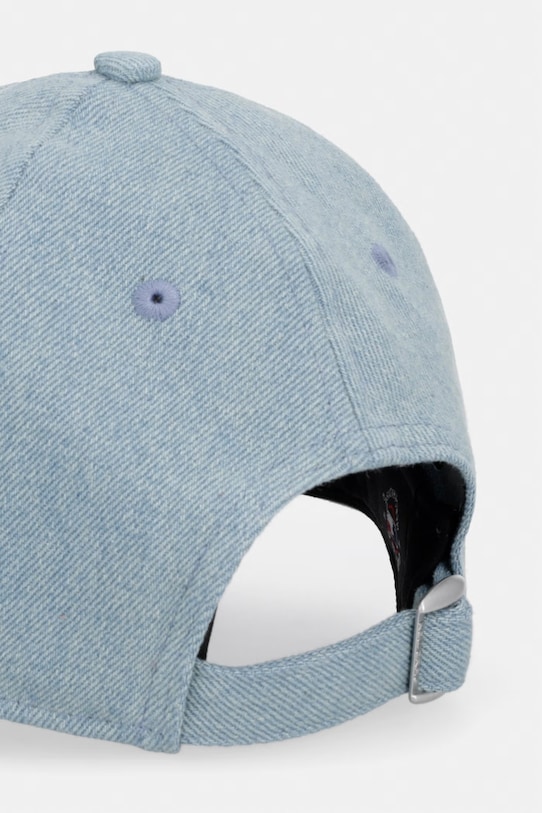 Akcesoria New Era czapka z daszkiem bawełniana DENIM STITCH 9TWENTY® 60771756 niebieski