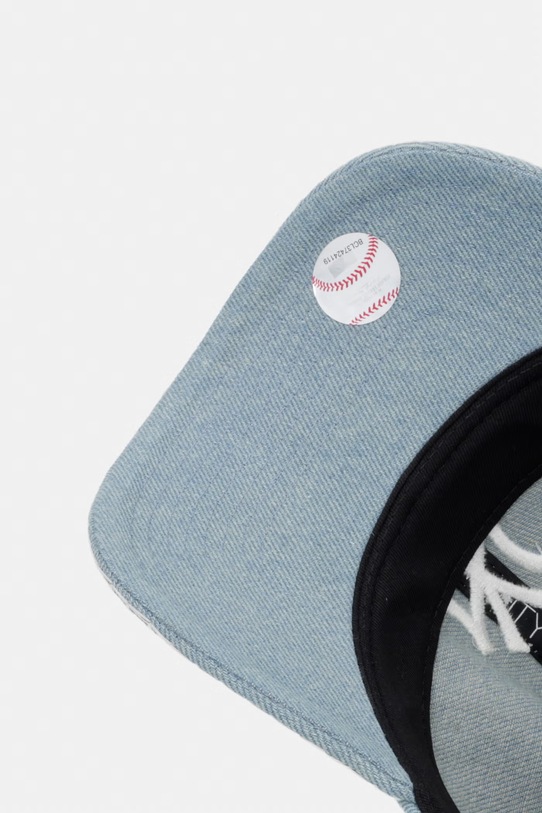 New Era czapka z daszkiem bawełniana DENIM STITCH 9TWENTY® niebieski 60771756