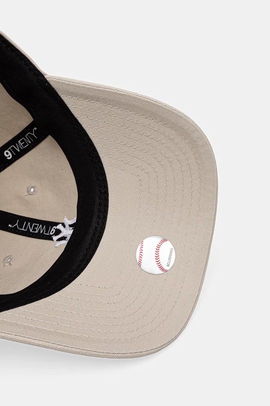 New Era czapka z daszkiem bawełniana WASHED MINI 9TWENTY® 60771749 beżowy