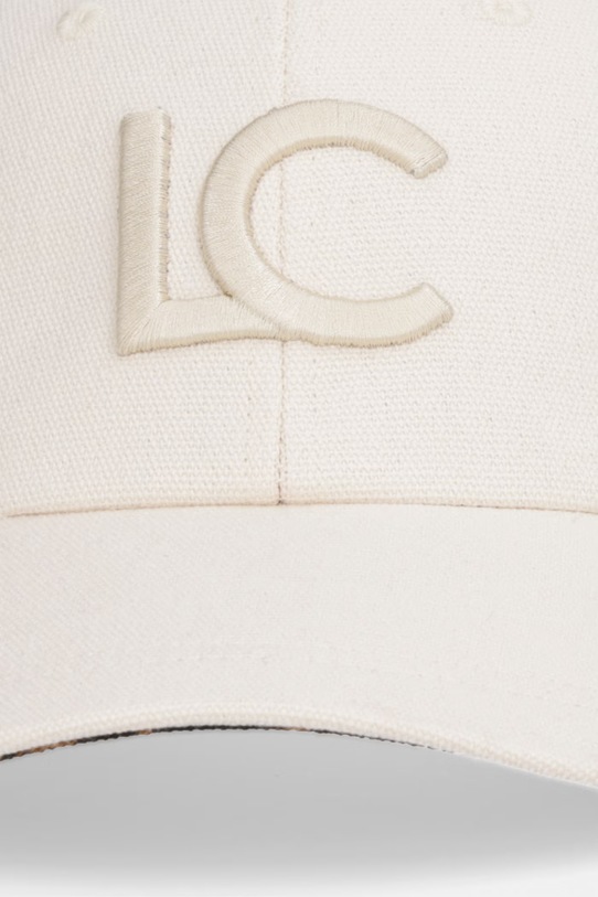 Lola Casademunt czapka z daszkiem bawełniana LS2607010 beżowy SS26