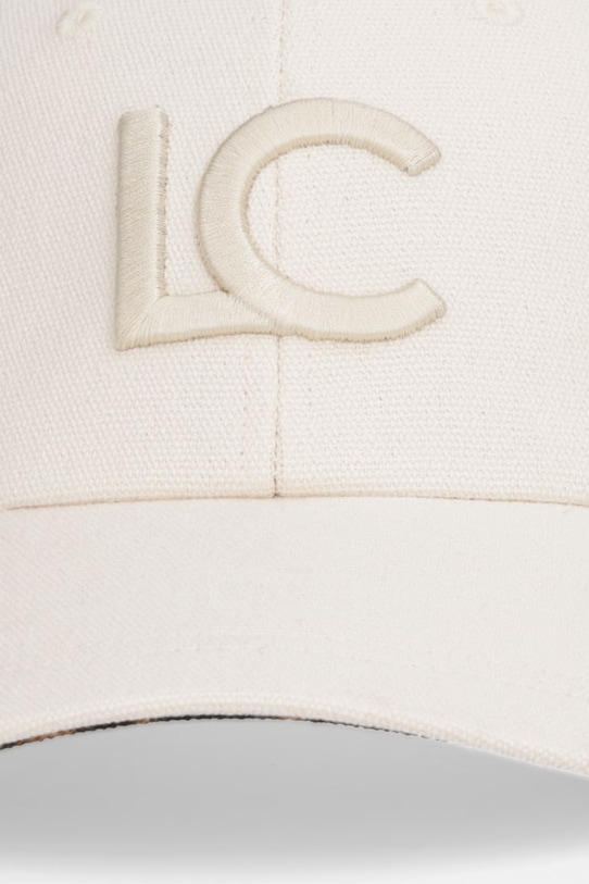 Lola Casademunt czapka z daszkiem bawełniana LS2607010 beżowy SS26